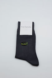 Guy Laroche Men's Solid Color Socks Gray Guy Laroche Men's Solid Color Socks Gray
