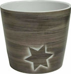 Ceramic Masco Christmas Timber Star