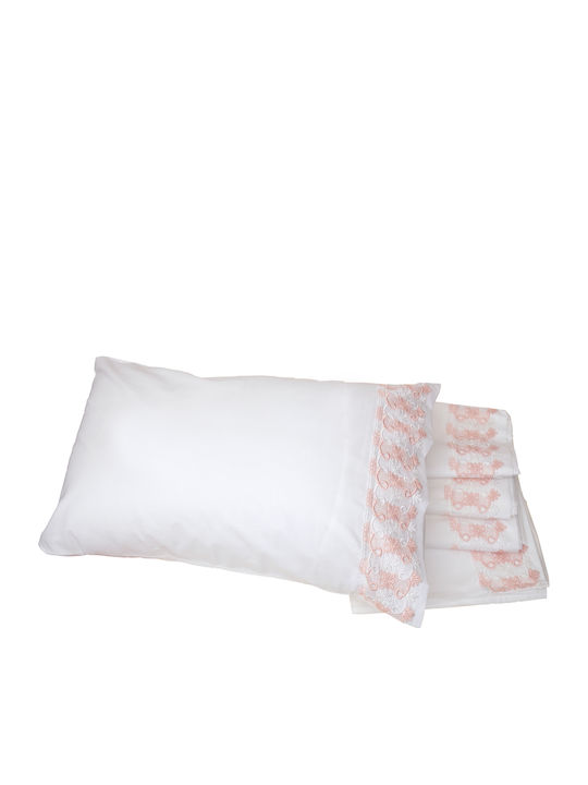 Viopros Νο 10 Bridal Sheet Set Super Double 4pcs 240x265cm