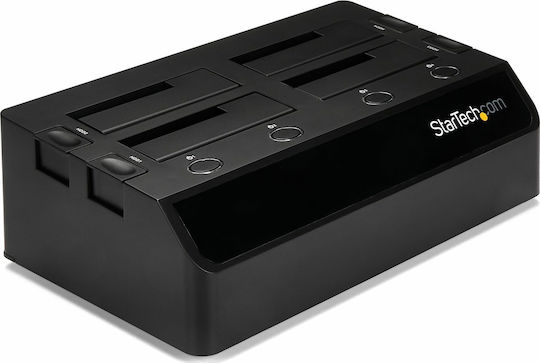 StarTech Docking Station για 4 Σκληρούς Δίσκους SATA 3.5" / 2.5" με σύνδεση USB 3.0 (SDOCK4U33)