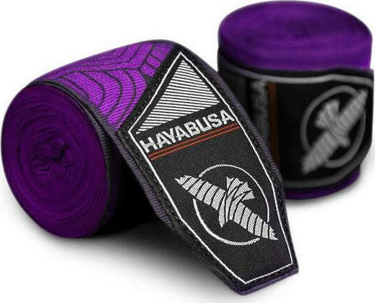 Hayabusa Perfect Stretch 2.0 PS2HW Martial Arts Hand Wrap 4.6m Purple Lotus