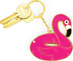 DOIY Breloc Metalic Flamingo