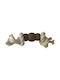 Pet Interest Toy Caramel Σχοινί Παιχνίδι για Κουτάβι με Γεύση Κοτόπουλο 22.5εκ. Μπεζ