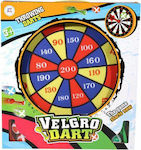 Zanna Toys Velgro Dart Set with Target & Darts Target 4x37x40cm.