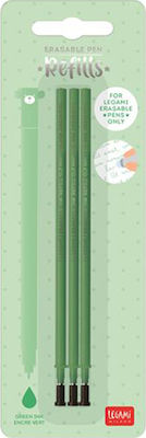 Legami Milano Rezervă Cerneală pentru Stilou în culoarea Verde ștergător 3buc