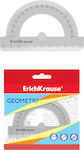 ErichKrause Protractor Plastic Transparent 10cm EK