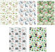 Next Ζωάκια Wrapping Paper for Gift 70cm. (Various Colors/Designs)