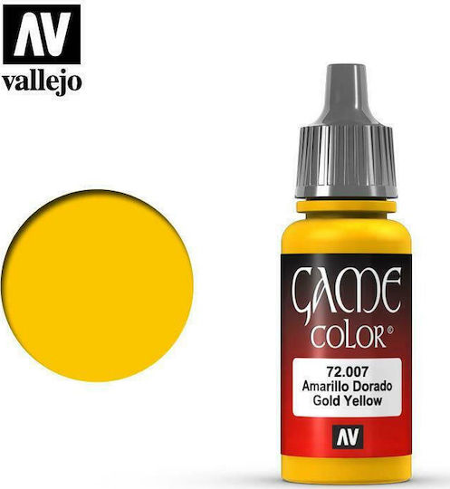 Acrylicos Vallejo Game Modellbau Farbe Gold Yellow 18ml