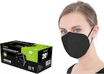 Famex Disposable Protective Mask FFP2 Black 100pcs