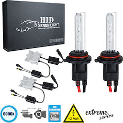 GloboStar Xenon Σετ Φωτισμού Αυτοκινήτου Extreme Series H10 Can bus 110W 9-16V 6000K Ψυχρό Λευκό