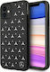 Mercedes-Benz Silver Stars Pattern Back Cover Πλαστικό Μαύρο (iPhone 11)