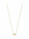 Luca Barra Gold Plated Steel Chain Kids Necklaces Heart JC106