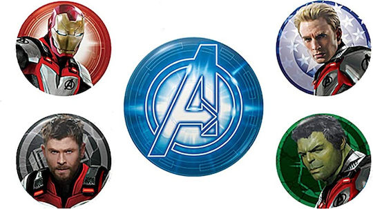 Pyramid International Badge Avengers Endgame Quantum Realm Marvel 5pcs