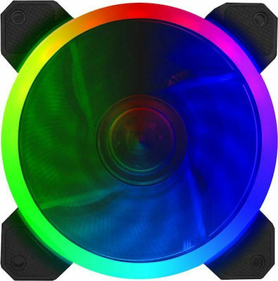 Cooltek CT120RGB Case Fan 120mm με RGB Φωτισμό και Σύνδεση 3-Pin