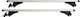 Carman Car Roof Bars Aluminum 120cm Universal for Cars with Factory Bars Set with Roof Rack Legs and Lock Silver