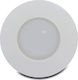 Arapidis Round Metallic Recessed Spot with Socket E14 White 9.5x9.5cm. 1pcs