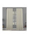 Lino Home Vorhang mit Bleistiftfalten Emb Delta Beige 300x240cm