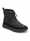 Ghete Dama Chelsea De Catifea Negre