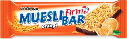 Korona-M Muesli Fit Me Up Cereal Bar With Orange 50gr