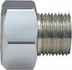 Viospiral Θηλυκή Μούφα Γαλβανιζέ Εξάγωνη 3/8" 00-642