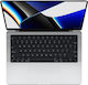 Apple MacBook Pro 14" (2021) (M1-Pro 8-ядрен/16GB/512GB SSD) Silver (GR Клавиатура)