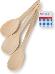 Tala Shallow Wooden Kitchen Spoon 3pcs