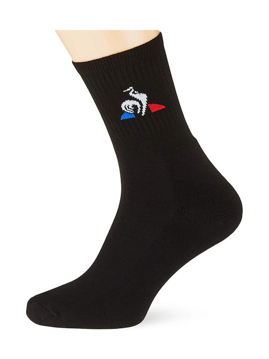 Le Coq Sportif N 1 Chaussettes Κάλτσες για Τέννις Μαύρες 1 Ζεύγος