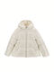 Kids' Quilted Jacket Short with Hood White