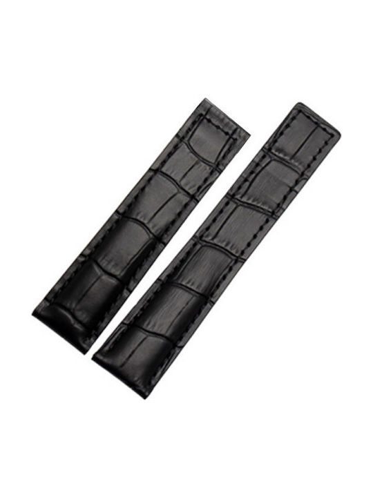 TAG Heuer Curea din piele Negru 19mm