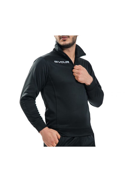 Givova Herren Sweatshirt Schwarz