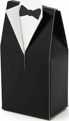 PartyDeco Wedding Favor Box Groom