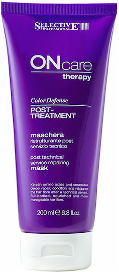 Selective Professional On Care Color Defense Post-treatment Μάσκα Μαλλιών για Επανόρθωση 200ml