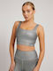 Guess Women's Sports Bra without Padding Silver