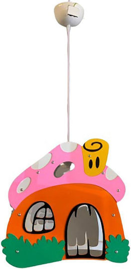 ARlight Häuschen Einfaches Licht Kinderdeckenleuchte Deckenleuchte 40W mit Fassung E27 Colorful