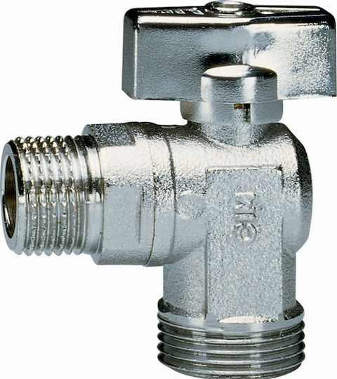 Cimberio Βάνα / Διακόπτης Γωνιακός 1/2"x1/2" Σφαιρικός 1/2 x 1/2