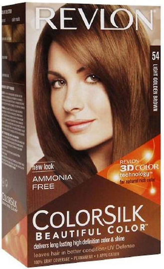 Revlon Colorsilk Βαφή Μαλλιών 54 Light Golden Brown 3x130ml