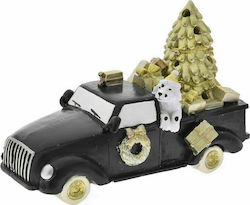 Iliadis Christmas Plastic Car Figure Black 11x17x8cm