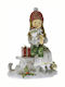 Iliadis Weihnachtsfigur Plastik Kleinkind 17x14x9cm