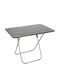 Table Kitchen Collapsible Wooden with Metal Frame Black Velvet-Black Metal 90x60x70cm