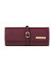 Tuscany Leather Burgundy Jewellery Box 21x6x7cm