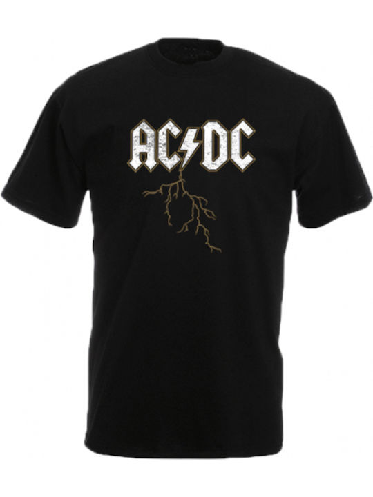 T-shirt ACDC Thunder Schwarz