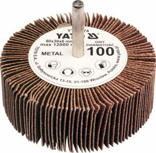 Yato Цилиндър за шлайфане K60 30x80мм
