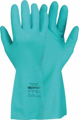 Cofra Heavy-Nit Γάντια Εργασίας Νιτριλίου Γαλάζια