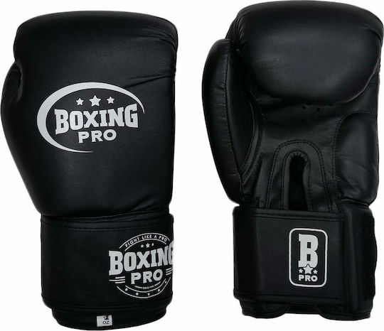 Boxing Pro Boran Γάντια Πυγμαχίας για Αγώνα Μαύρα