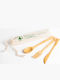 Green Elephant Cutlery set Beige 3pcs