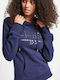 Women's Hooded Sweatshirt Navy Blue