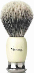 Vie Long Best Shaving Brush with Badger Hair Bristles 21mm White