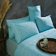 SB Home Set Cearșafuri Single 170x260cm. Ios Aqua 3buc