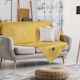 Beauty Home Velvety Cuvertură Pentru Canapea 2 Locuri Blănoasă 180x250cm Ocru