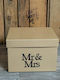 KOMPOSITIONSSCHACHTEL 20X20X14CM MR. & MRS. (KRAFT)